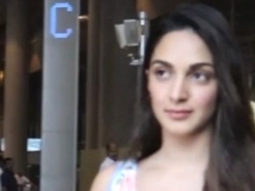 Spotted Kiara Advani at Mumbai airport