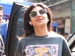 Spotted Shilpa Shetty at shoot location