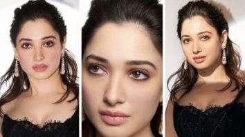 Tamannaah Bhatia transforms into black magic woman as dons Manish Malhotra’s black saree gown for Vogue Forces of Fashion event