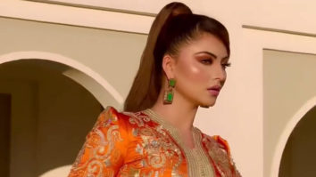 Urvashi Rautela looks mesmerizing in orange outfit