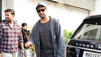 Vicky Kaushal gets clicked in the city as he poses for paps