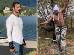 Vidyut Jammwal walks a tightrope over a canyon in this video; watch