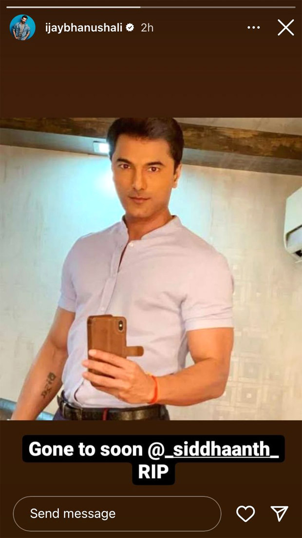 Kasautii Zindagi Kay actor Siddhaanth Vir Surryavanshi passes away after collapsing in the gym