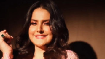 Zareen Khan looks absolutely dreamy in pink outfit