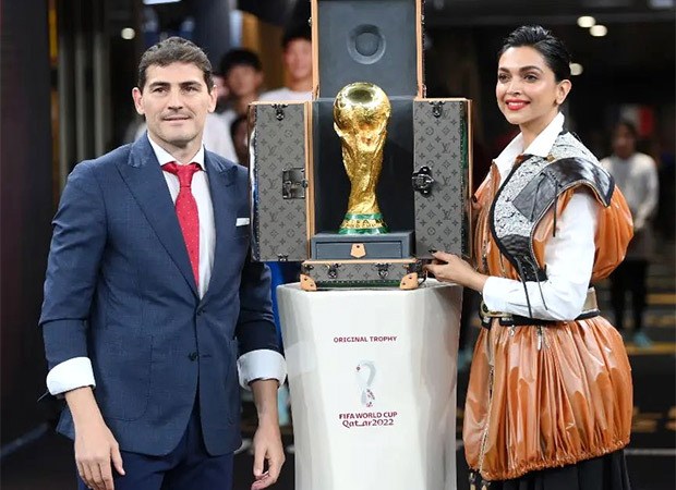 Deepika Padukone creates history for India; becomes first Indian to unveil the FIFA World Cup trophy : Bollywood News