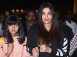 Abhishek Bachchan gets clicked with Aishwarya and daughter Aradhya at the airport