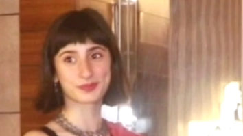 Aditi Saigal looks beautiful in a red saree for The Archies wrap up party