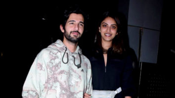 Aditya Seal and Anushka Ranjan pose for paps together as they get clicked in Bandra