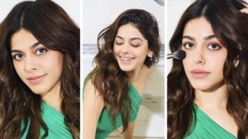 Alaya F is a total bombshell in H&M’s green draped dress worth Rs.5K for Almost Pyaar With DJ Mohabbat promotions
