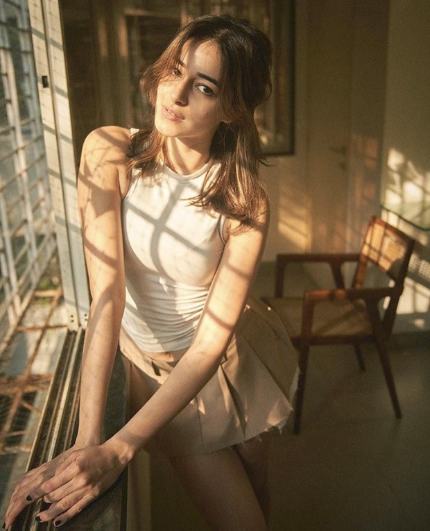 Ananya Panday brightened our day with her sun-kissed photos dressed in white top and pleated mini skirt