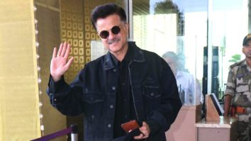 Anil Kapoor looks fabulous in a denim jacket at the airport