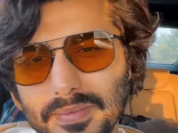 Arjun Kapoor enjoys a peaceful drive in Delhi