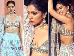 Bhumi Pednekar’s sequin bralette and floral lehenga set by Rahul Mishra is an ensemble that every bridesmaid needs to check out
