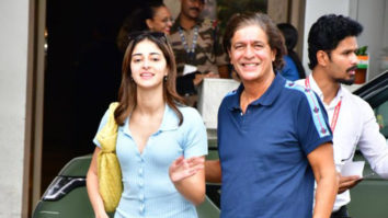Chunky & Ananya Panday with Sanjay & Shanaya Kapoor get clicked at airport as they leave for FIFA finals