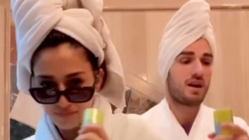 Disha Patani & Aleksandar Alex twin in bathrobe as they groove to music in latest video
