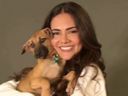 Esha Gupta looks adorable as she plays with a pup