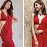 Fashion Face Off: Pooja Hegde or Ananya Panday, who styled the red Arpita Mehta saree better?