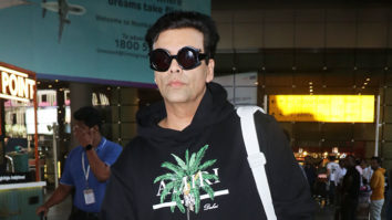 Karan Johar nails the oversized airport outfit with ease