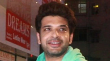 Karan Kundrra looks dashing as always in a green hoodie