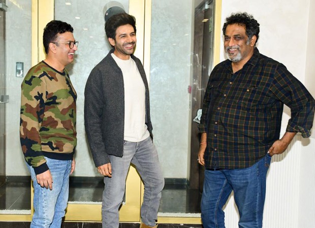 Kartik Aaryan, Director Anurag Basu and Producer Bhushan Kumar meet to discuss about Aashiqui 3