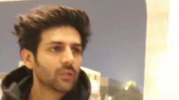 Kartik Aaryan rocks a black hoodie as he gets clicked at the airport