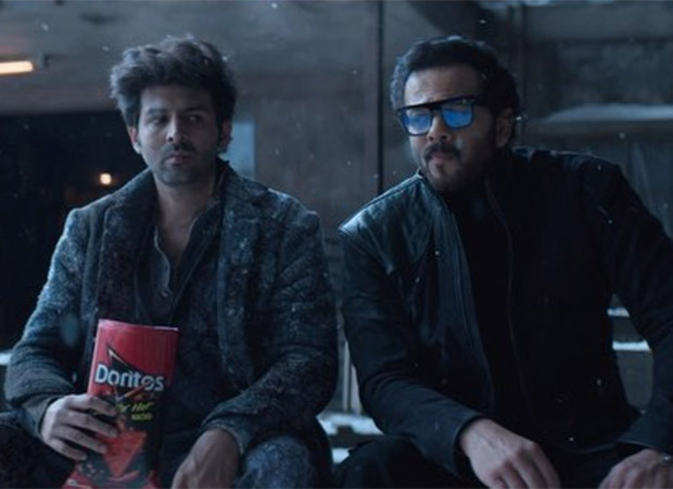 Kartik Aaryan catches fire as Rohit Shetty watches in the new Doritos commercial