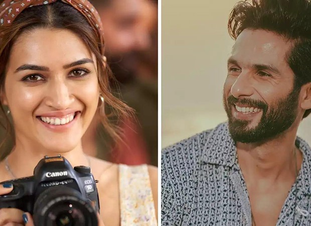 Kriti Sanon shares a selfie featuring Shahid Kapoor after bumping into him on a flight : Bollywood News
