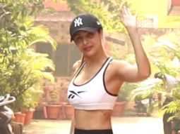 Malaika Arora cheerfully greets paps outside her gym