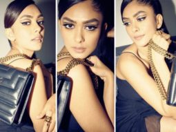 Mrunal Thakur mesmerises in a seductive black dress, but we are swooning over her Rs.1.49 Lakh Jimmy Choo bag more