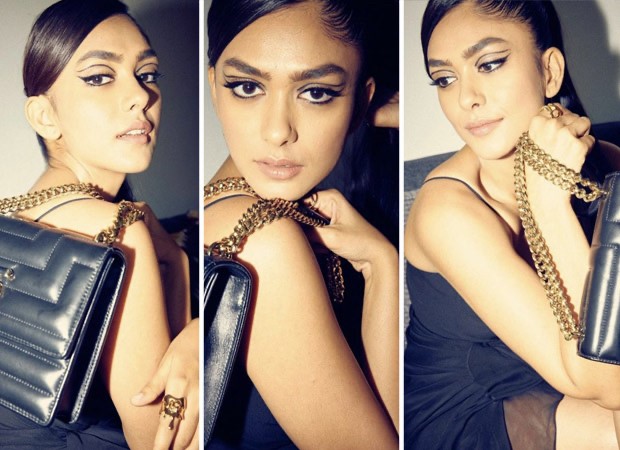 Mrunal Thakur mesmerises in a seductive black dress, but we are swooning over her Rs.1.49 Lakh Jimmy Choo bag more : Bollywood News
