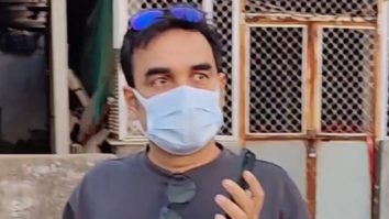 Pankaj Tripathi poses as he gets clicked by paps