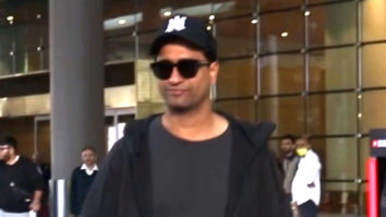 Paps wish Vicky Kaushal ‘Happy Anniversary’ as he gets clicked at the airport