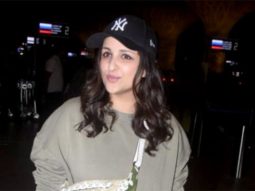 Parineeti Chopra smiles for paps at the airport