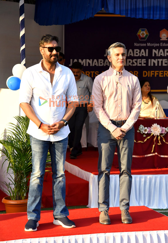 photos ajay devgn snapped attending jamnabai narsee schools sports event 1