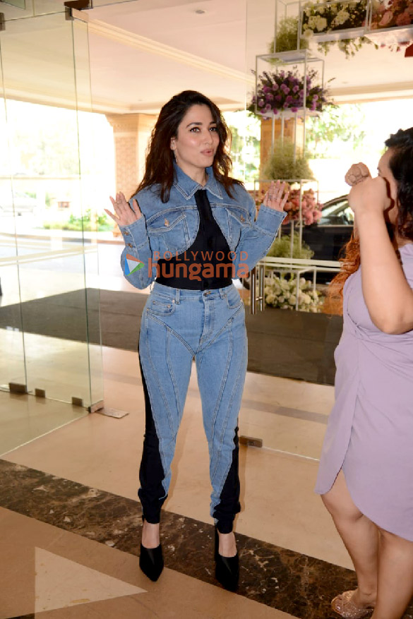 photos alaya f bhumi pednekar rakul preet singh tamannaah bhatia and huma qureshi attend the bollywood hungama round table 7