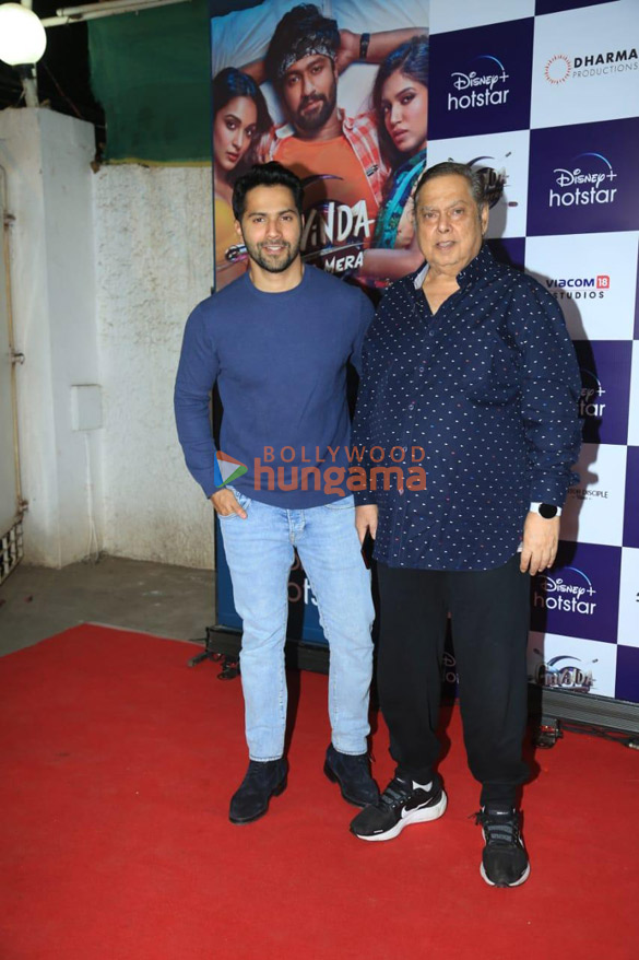 photos celebs grace the screening of the film govinda naam mera at sunny super sound 7