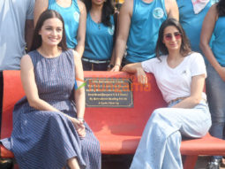 Photos: Dia Mirza and Pragya Kapoor Unveils Eksath Foundation’s Carter Road benches made out of debris