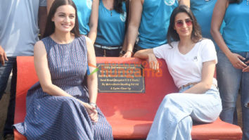 Photos: Dia Mirza and Pragya Kapoor Unveils Eksath Foundation’s Carter Road benches made out of debris