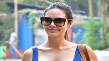 Photos: Esha Gupta and Giorgia Andriani spotted at the gym in Bandra