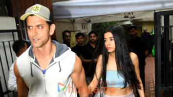 Photos: Hrithik Roshan and Saba Azad snapped in Bandra