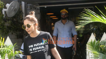 Photos: Jackky Bhagnani and Rakul Preet Singh snapped in Bandra