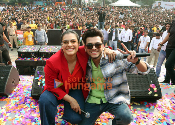 Photos: Kajol and cast of Salaam Venky snapped promoting their film at Malad Masti | Parties & Events