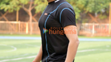 Photos: Kartik Aaryan and Bunty Walia snapped during a football match in Juhu