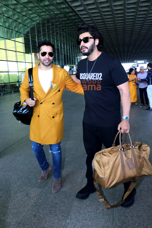 photos kriti sanon malaika arora amyra dastur varun dhawan and others snapped at the airport 6