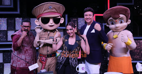 Photos: Little Singham and Chhota Bheem snapped on the sets of the kids’ reality show Sa Re Ga Ma Pa Li’l Champs Photos: Little Singham and Chhota Bheem snapped on the sets of the kids’ reality show Sa Re Ga Ma Pa Li’l Champs
