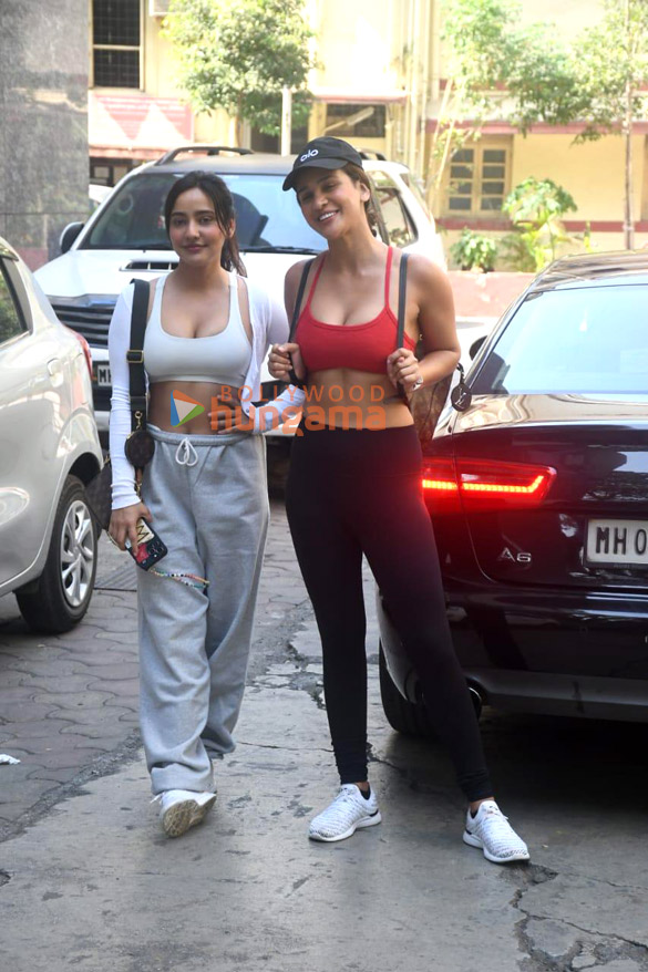 photos neha sharma aisha sharma karishma tanna and neha bhasin spotted at the gym 2