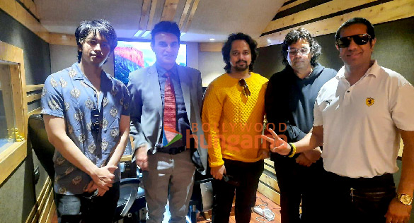 Photos: Raajveer Sharma snapped at the song recording of his new project