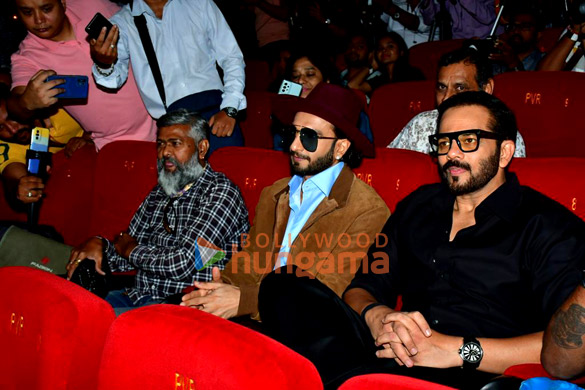 photos ranveer singh and rohit shetty attend the screening of the trailer of cirkus and song launch in dolby atmos 2