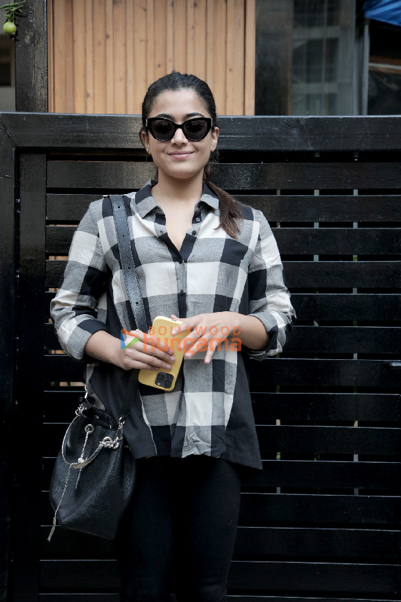 Photos: Rashmika Mandanna snapped at Mizu restaurant in Worli