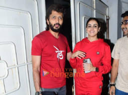 Photos: Riteish Deshmukh and Genelia D’Souza snapped at Ved screening
